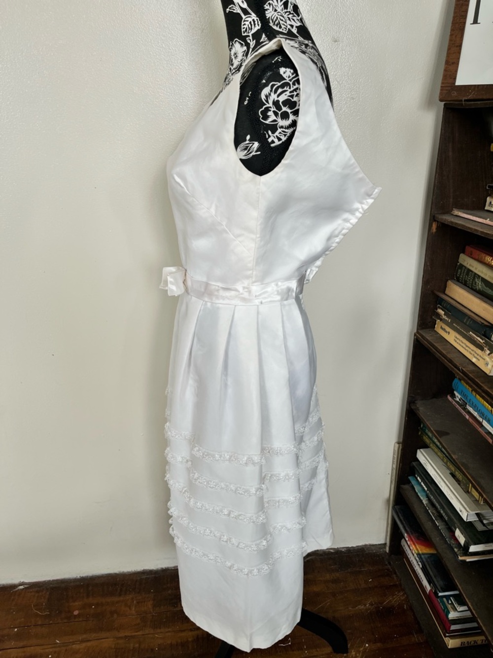1950s White Wedding dress mcm - Picture 4 of 11